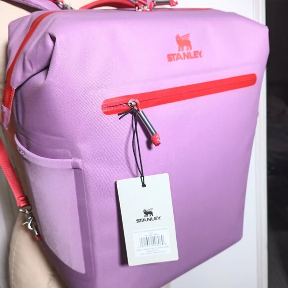 SOLD Stanley The All Day Madeleine Midi Cooler Backpack 20 Can 14.8 QT Lilac - Picture 8 of 8